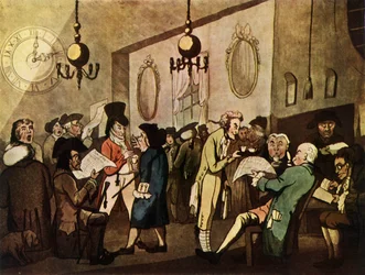 »Lloyd’s Coffee House, London«, 1798, 1947