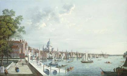 Themsen fra Somerset House, ser nedstrøms