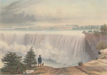 Niagara Falls from the Table Rock, udgivet 1840.