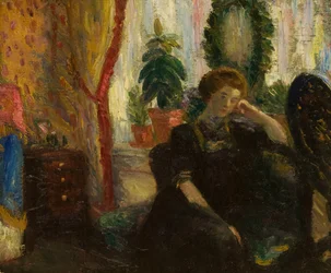 Kunstnerens Hustru, ca. 1905.