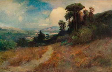 Nær mundingen af Russian River, Sonoma County, Californien, c1878