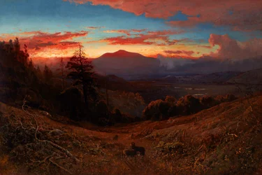Solnedgang på Mount Diablo (Marin Sunset)