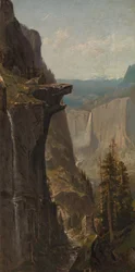 Yosemite Falls, fra Glacier Point, 1879.