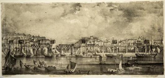 Indvielsen af Stanhope og Tyne Drops, South Shields, september 1834