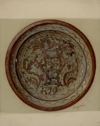 Pa. Tysk Tavle, ca. 1937.