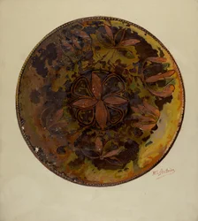Pa. Tysk Tavle, ca. 1937.