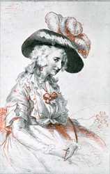 Portræt af en dame, 1905.