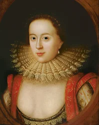 Portræt af Frances Howard (1590-1632) grevinde af Somerset, ca. 1615