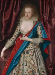 Portræt af en ung dame, muligvis Jane, Lady Thornhaugh