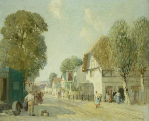 The Inn at Avebury (olie på lærred)