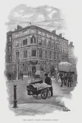 London Tavern, Fenchurch Street (litho)
