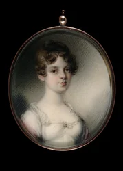 Portræt af en dame, 1810.