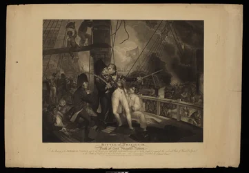 Slaget ved Trafalgar og Lord Viscount Nelsons død