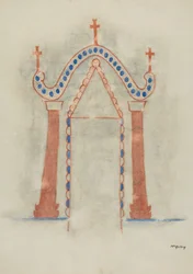 Vægmaleri, 1938.