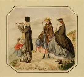 On the Hills, Malvern (akvarel)