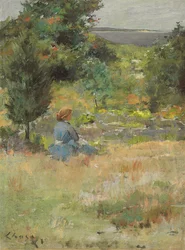 Pige ved Shinnecock Hills, ca. 1897