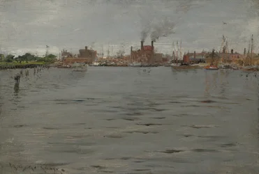 Harbour Scene, Brooklyn Docks