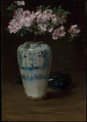 Pink Azalea - kinesisk vase