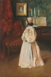 Portræt af min datter Alice, ca. 1895.