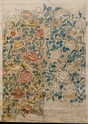 Rose, design til chintz