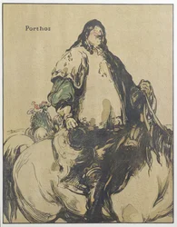 Porthos, illustration fra 