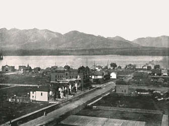 Havnen, Vancouver, Canada, 1895.