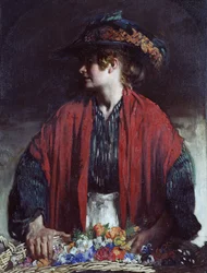 Lottie of Paradise Walk (olie på lærred)