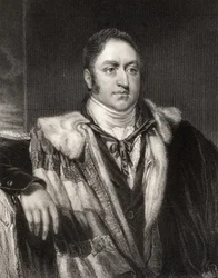 James Walter Grimston, 1. jarl af Verulam, graveret af H. Robinson, fra 