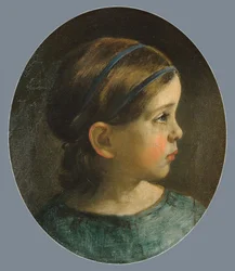 Datter af William Page Sandsynligvis Mary Page, ca. 1840.