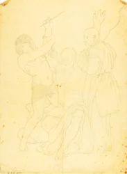 Moses, Aron og Hur på Horeb-bjerget (påklædt studie)