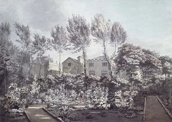 Haven på Strawberry Hill, ca. 1780 (akvarel på papir)