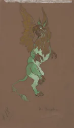 The Gryphon (kostumedesign til Alice-in-Wonderland, 1915)