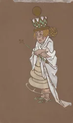 White Queen (kostumedesign til Alice i Eventyrland) 1915