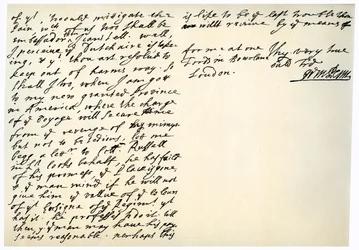 Brev fra William Penn til oberst Henry Sydney, 29. marts 1681.