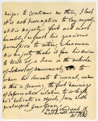 Brev fra William Pitt til hertugen af Newcastle, Hayes, 23. oktober 1759.