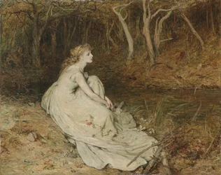 Ophelia, ca. 1874 (olie på lærred)