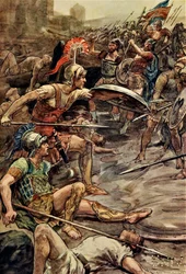Epaminondas forsvarer Pelopidas