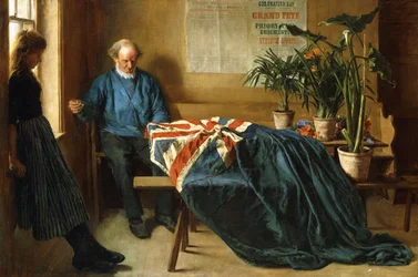Forberedelse til kroningsdagen, Chichester, ca. 1902