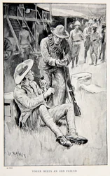 Yorke møder en gammel ven, en illustration fra 