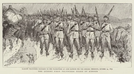 Dronningens første frivillige æresvagt