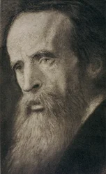 Portræt af Sir Leslie Stephen (1832-1904) (litho)