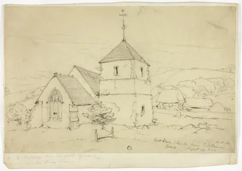 Eastham Church nær Eastbourne Sussex