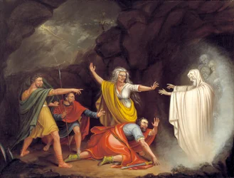 Saul og heksen fra Endor, 1828.