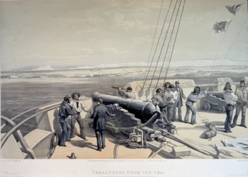 Udsigt over Sevastopol fra havet, 1855
