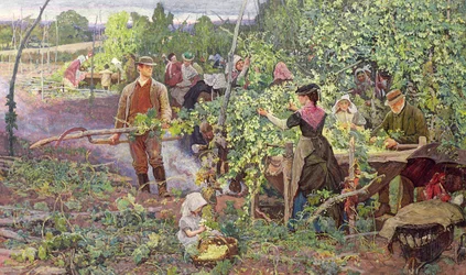 Humleplukkere, ca. 1870