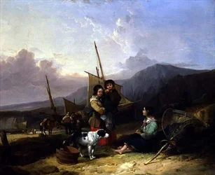 Fiskere ved kysten