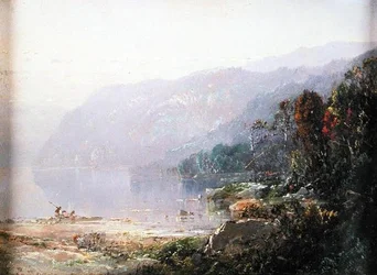 Landskab (olie på lærred)