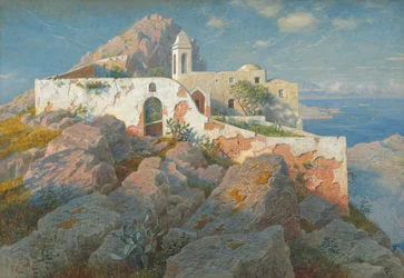 Santa Maria a Cetrella, Anacapri, ca. 1892 (akvarel og gouache over grafit)