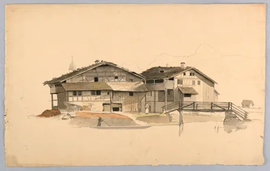 Studie af landskab, Schweiz