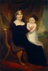 Mor og barn, ca. 1810 (olie på lærred)